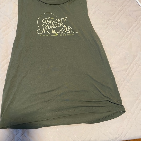 Green Graphic Tank Top - Picture 7 of 7
